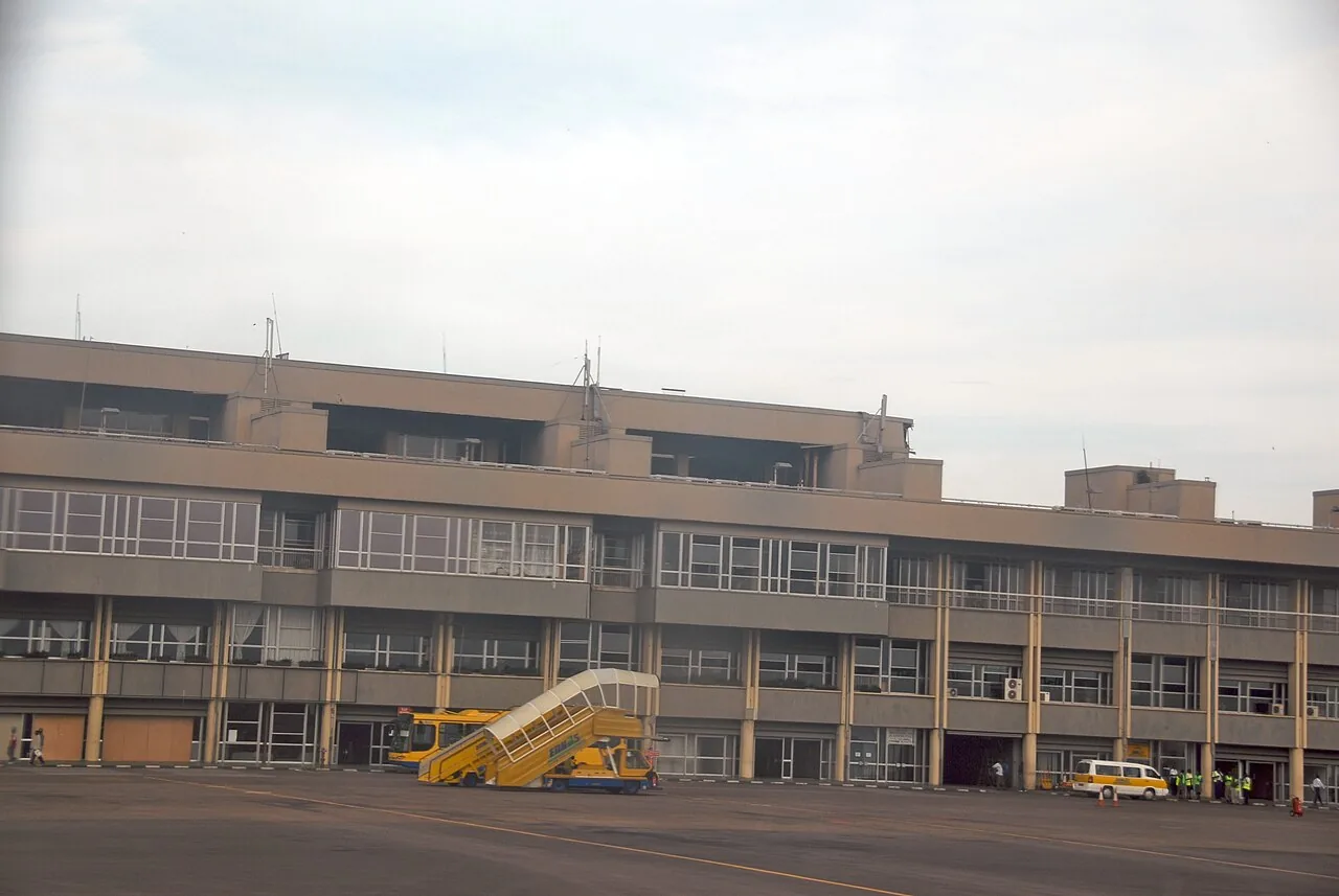 Entebbe International Airport, Uganda.